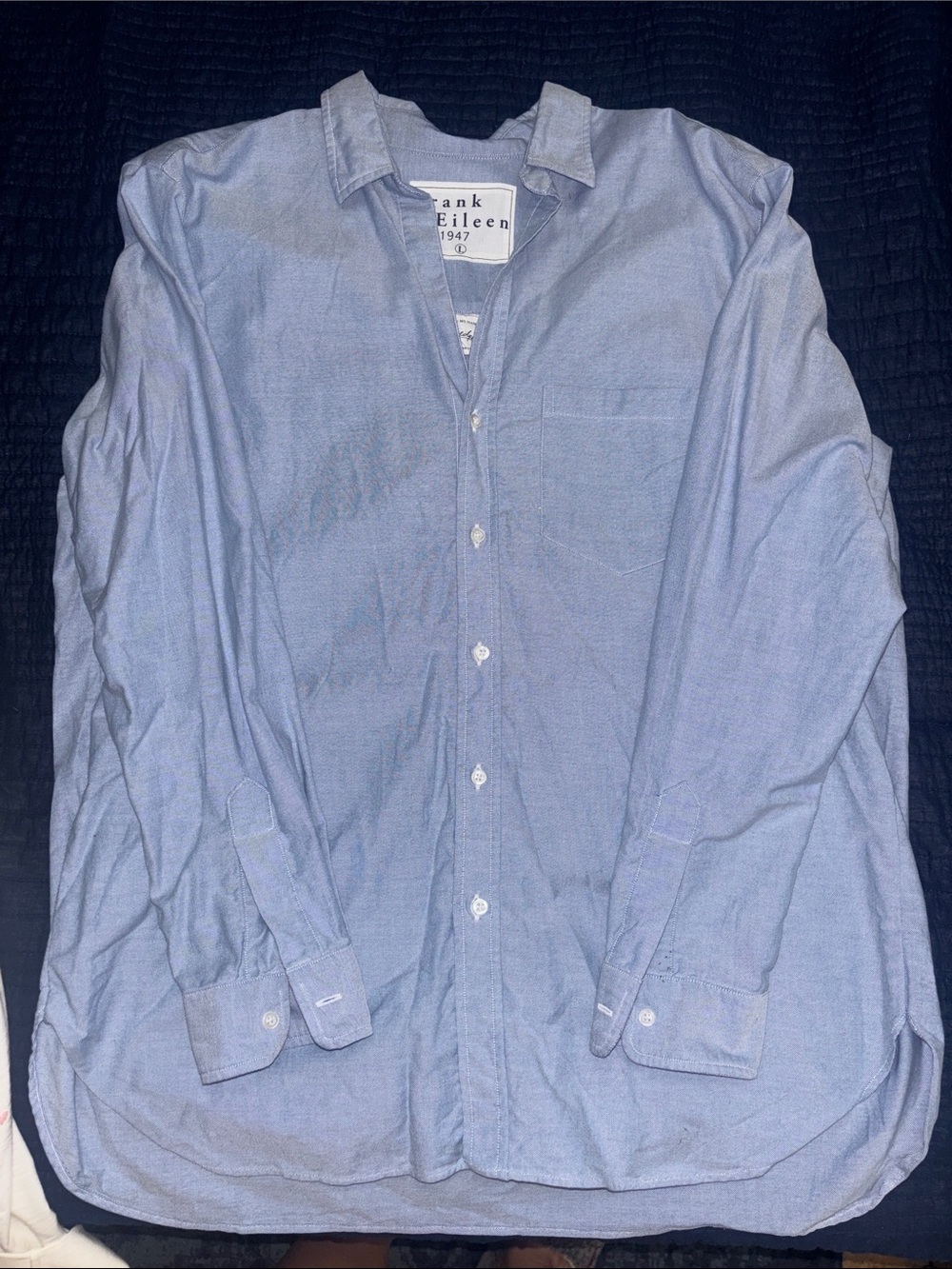 Frank & Eileen Men's Sky Blue Casual Button-Down Shirt